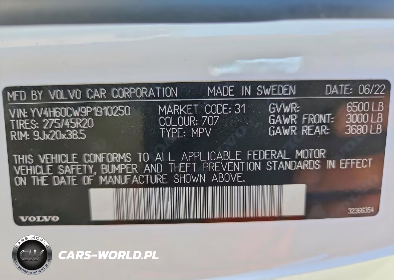 2023 Volvo Xc90 Plus VIN:YV4H60CW9P1910250 - 13
