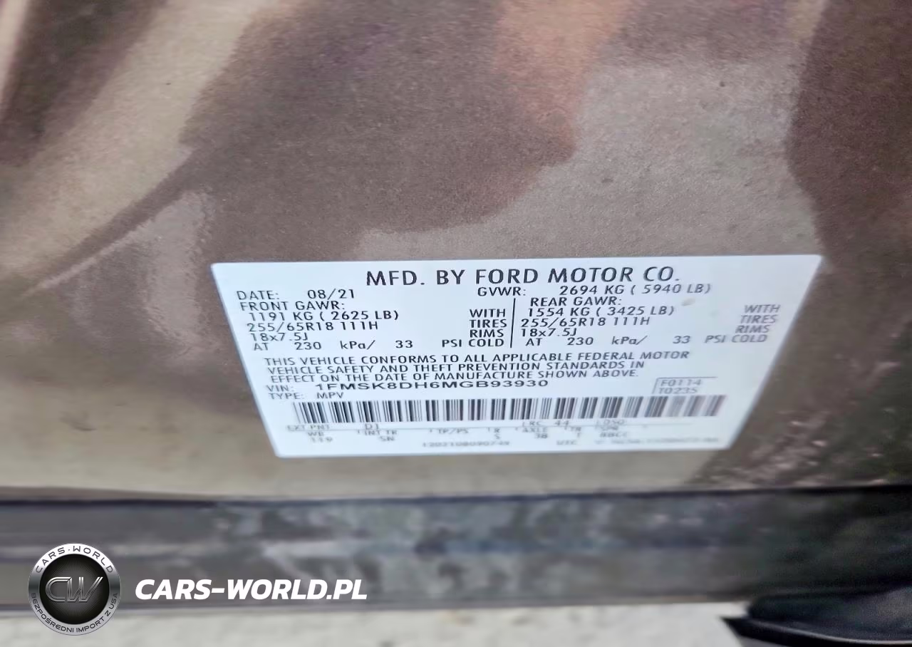 2021 Ford Explorer Xlt VIN:1FMSK8DH6MGB93930 - 14
