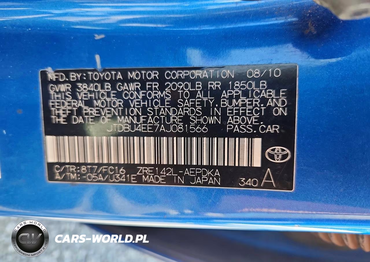 2010 Toyota Corolla Le VIN:JTDBU4EE7AJ081566 - 12