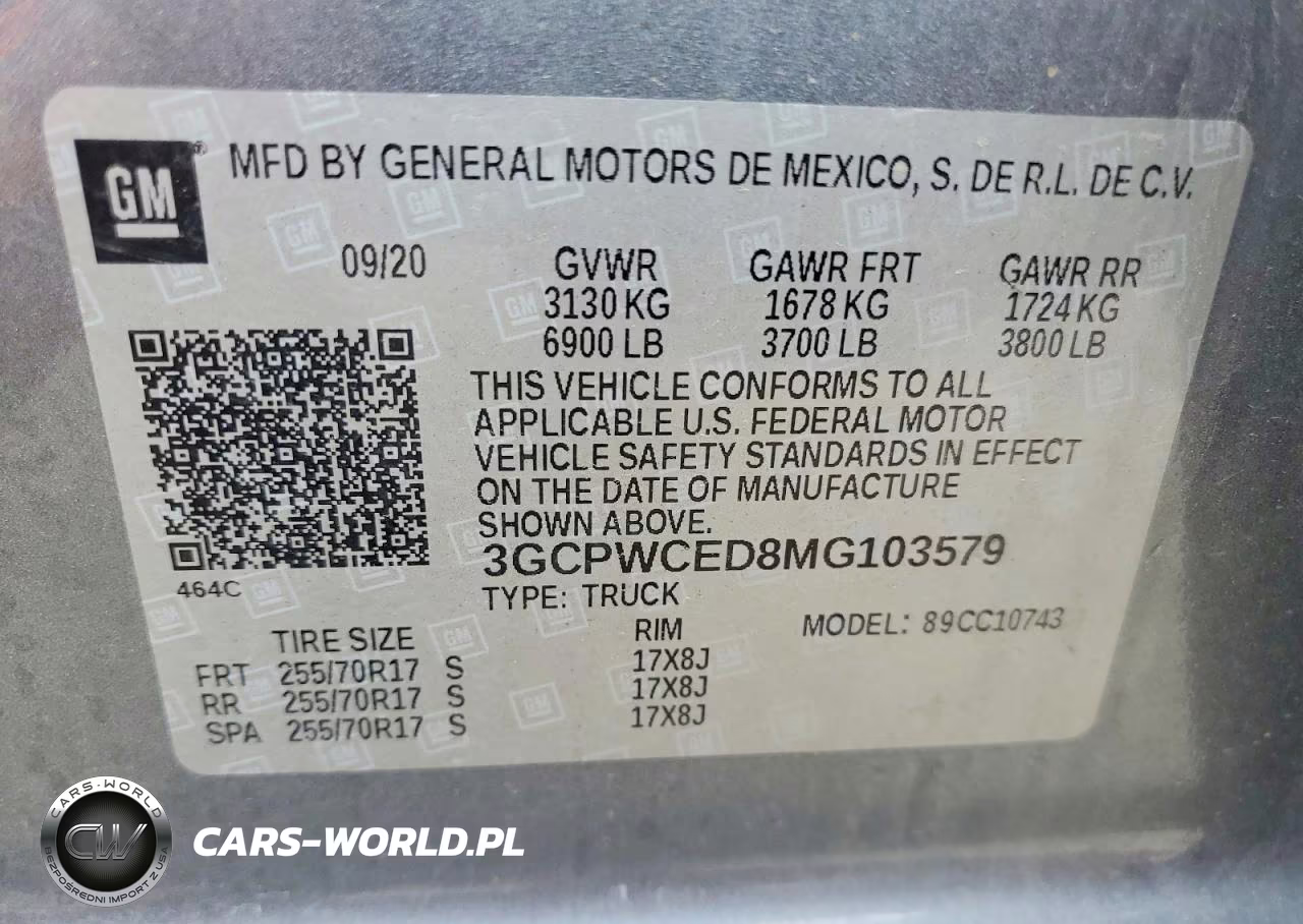 2021 Chevrolet Silverado 1500 2Wd Standard Bed Lt VIN:3GCPWCED8MG103579 - 12