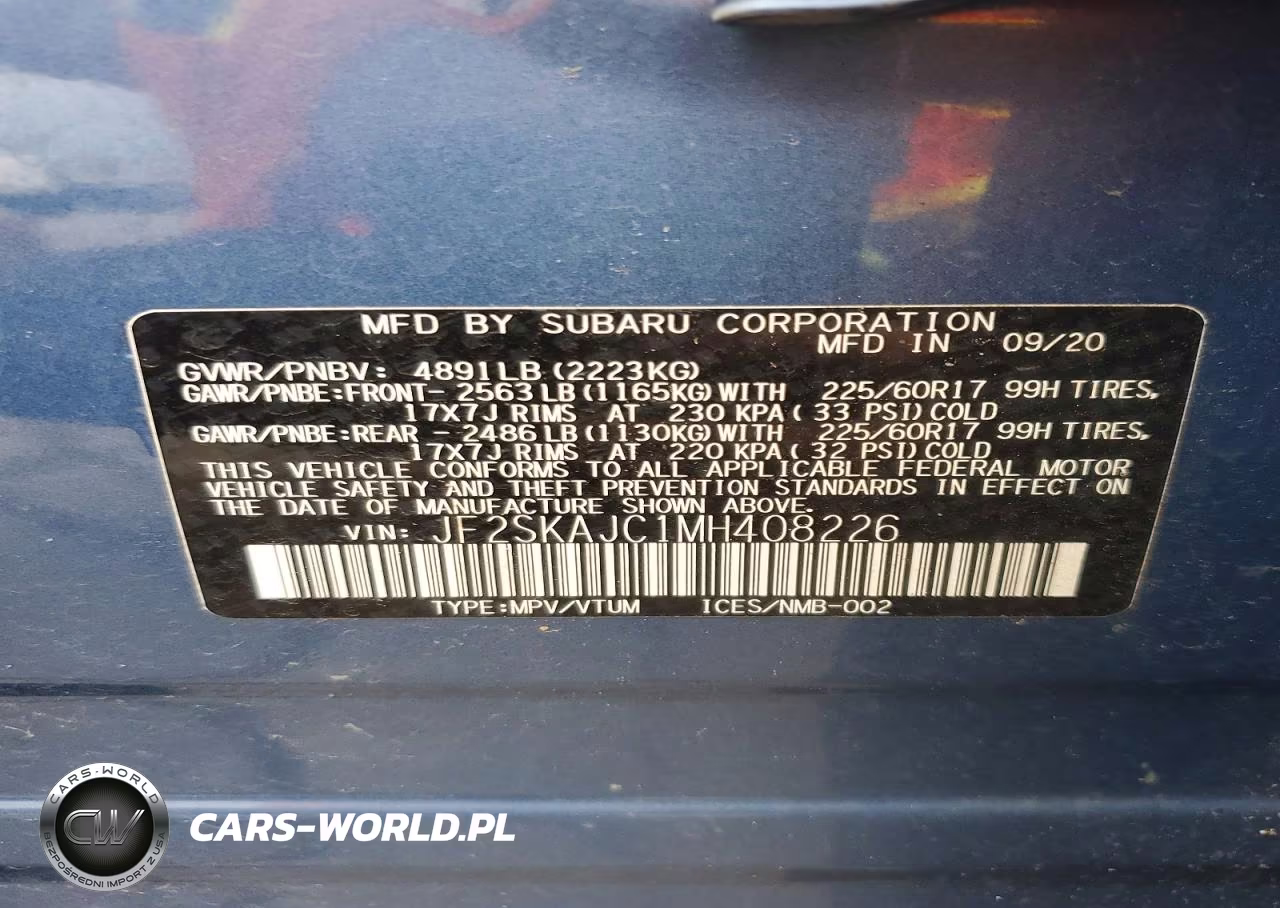 2021 Subaru Forester Premium VIN:JF2SKAJC1MH408226 - 14