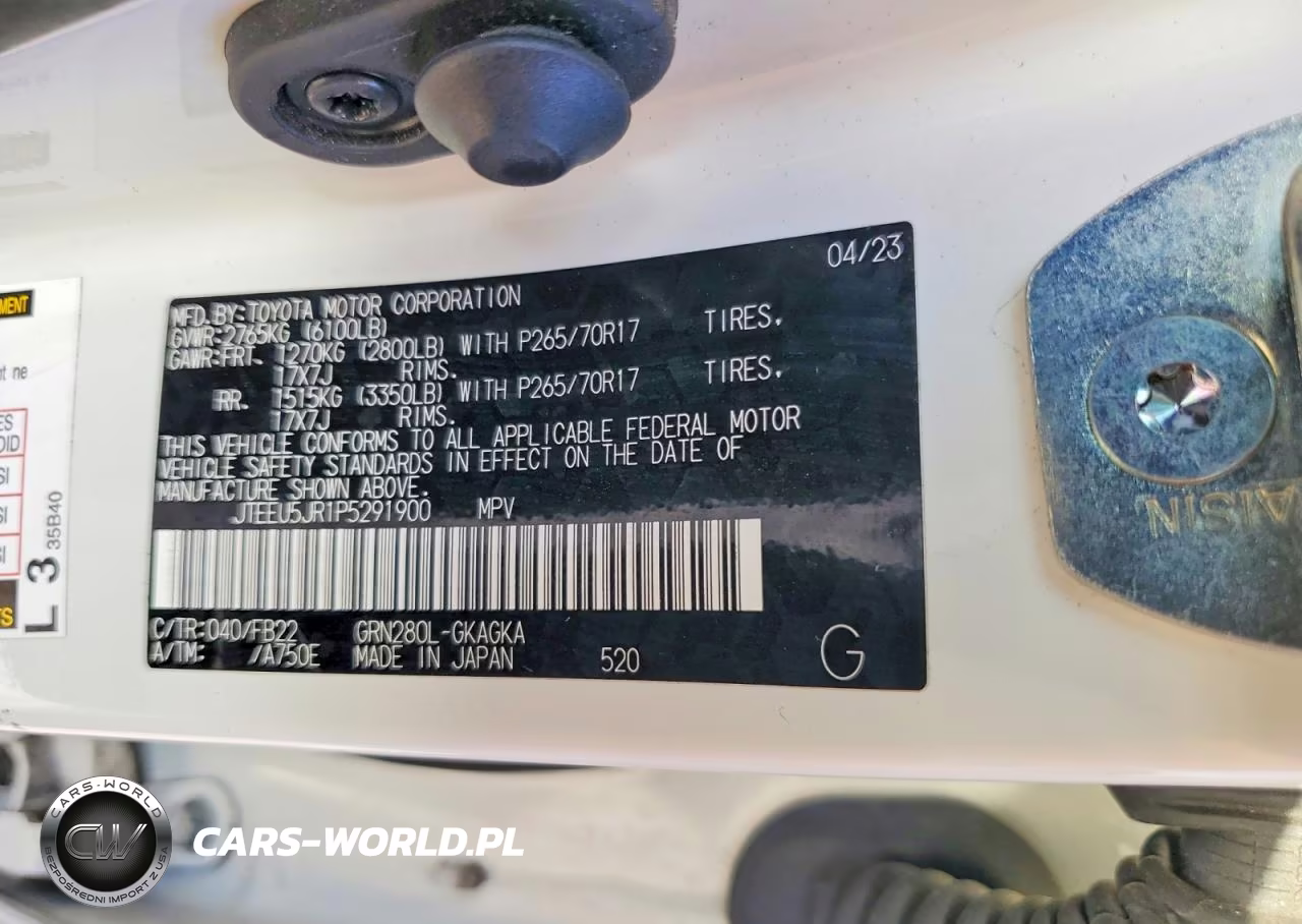 2023 Toyota 4Runner Sr5 VIN:JTEEU5JR1P5291900 - 13