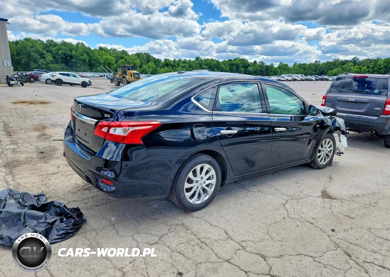 2019 Nissan Sentra Sv VIN:3N1AB7AP5KY287222 - 3