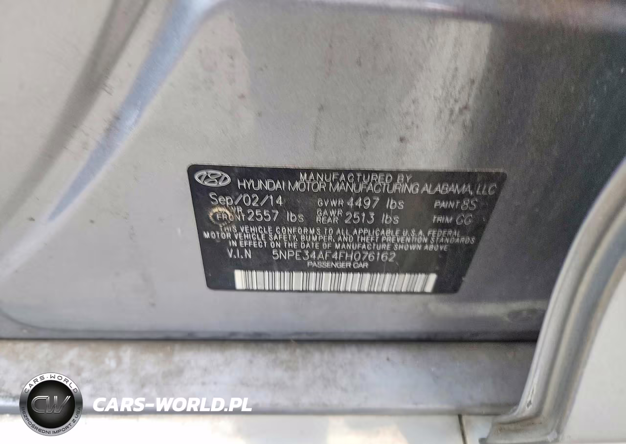 2015 Hyundai Sonata Limited VIN:5NPE34AF4FH076162 - 12