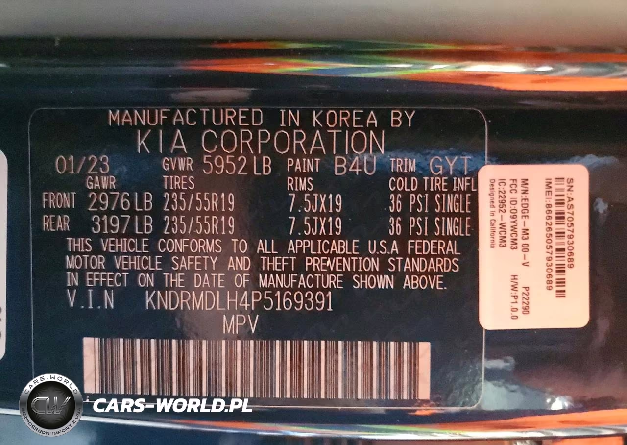 2023 Kia Sorento Sx Prestige VIN:KNDRMDLH4P5169391 - 13