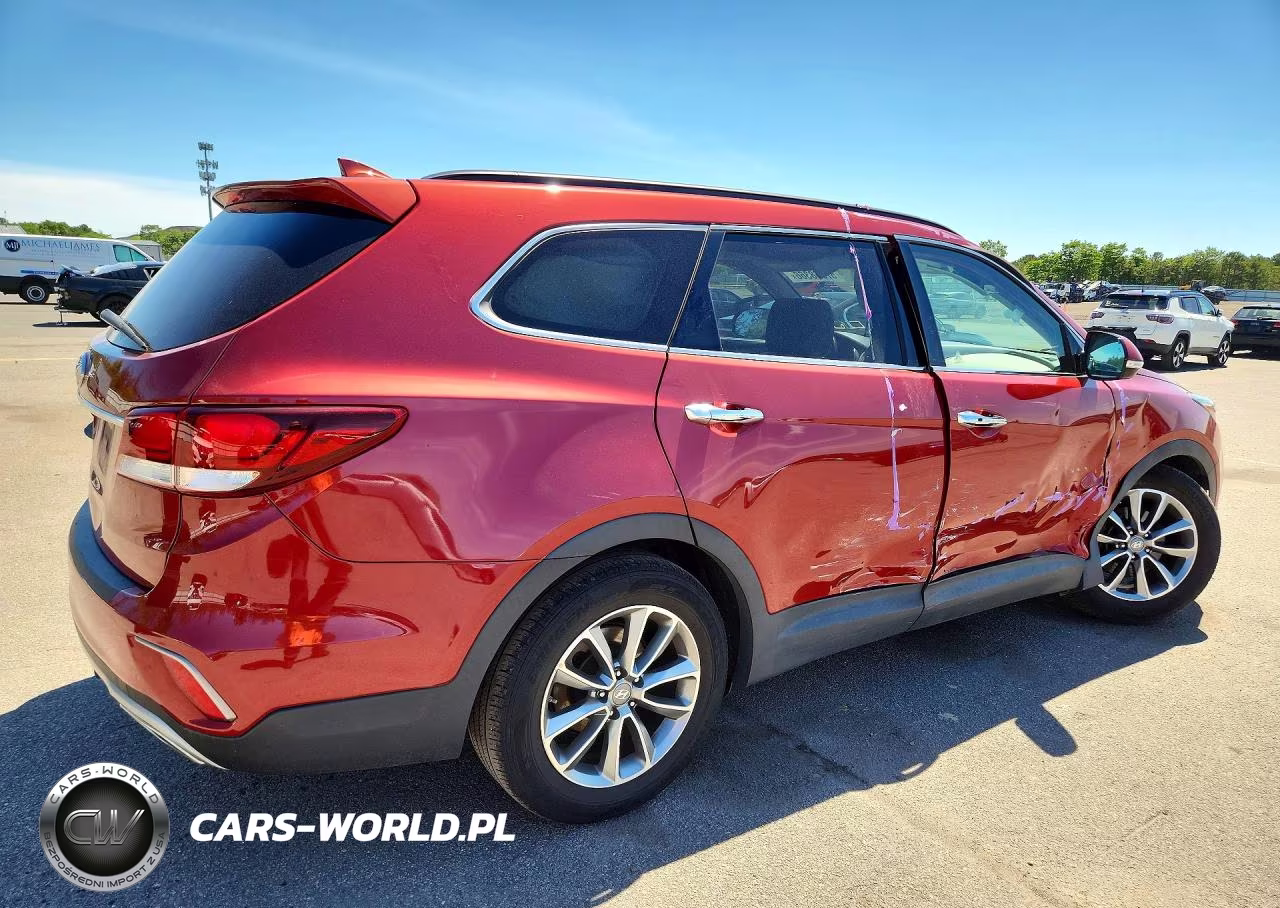 2017 Hyundai Santa Fe Se VIN:KM8SN4HF7HU235358 - 3