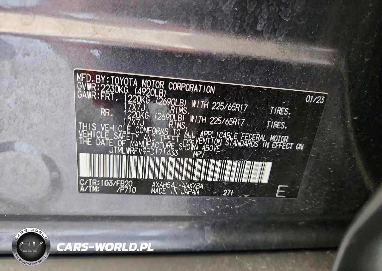 2023 Toyota Rav4 Le VIN:JTMLWRFV9PD171433 - 12