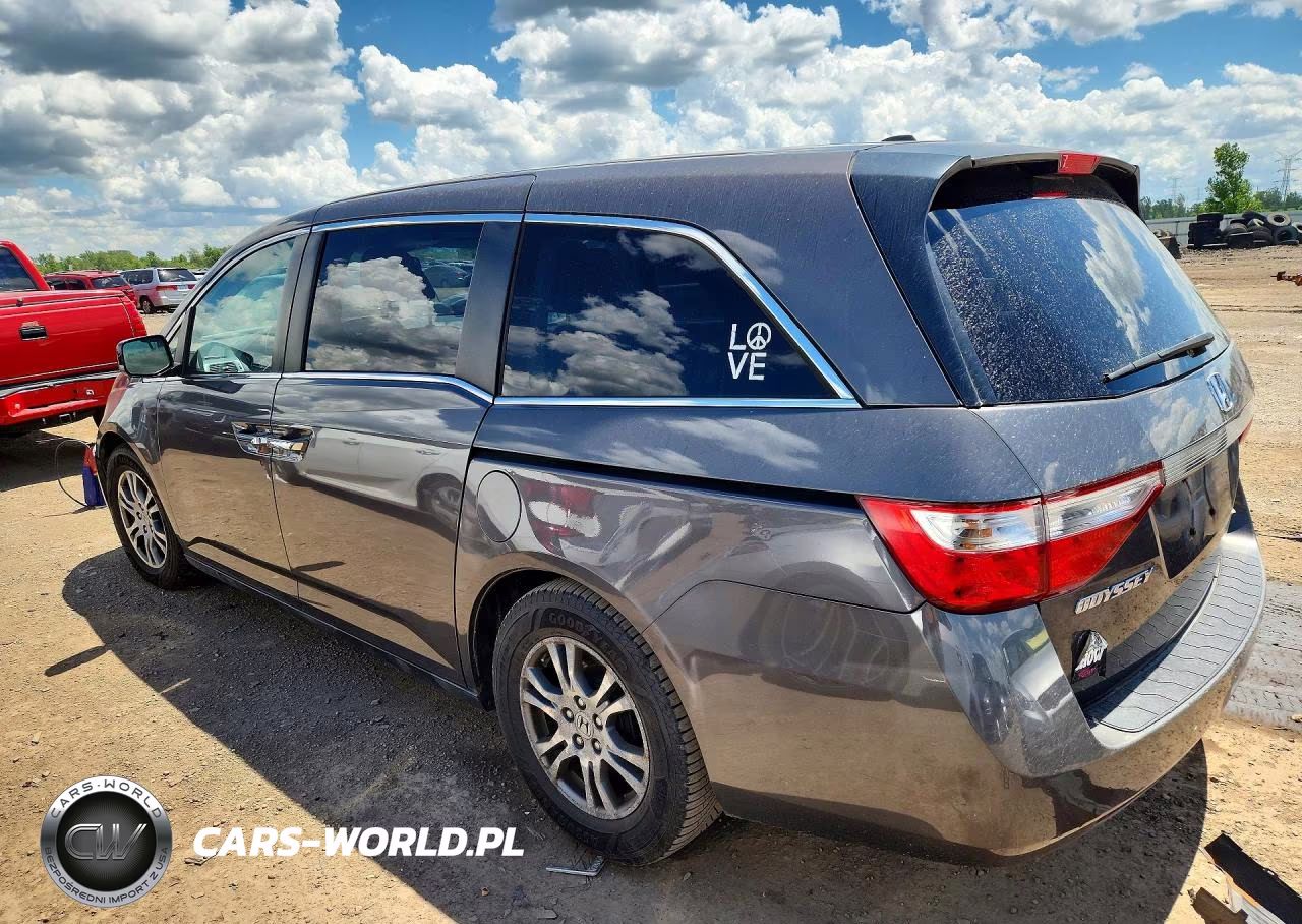 2012 Honda Odyssey Exl VIN:5FNRL5H61CB076014 - 2