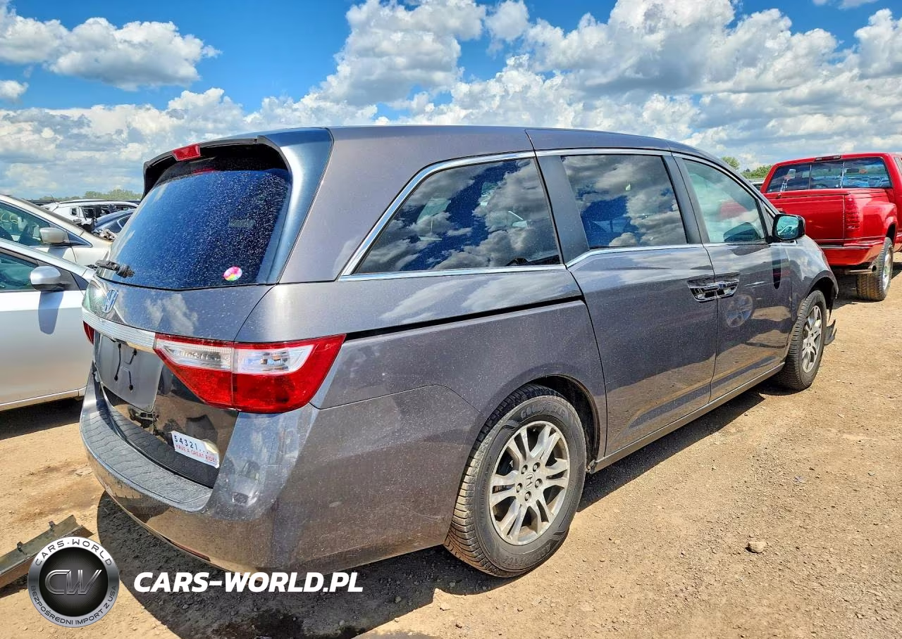 2012 Honda Odyssey Exl VIN:5FNRL5H61CB076014 - 3