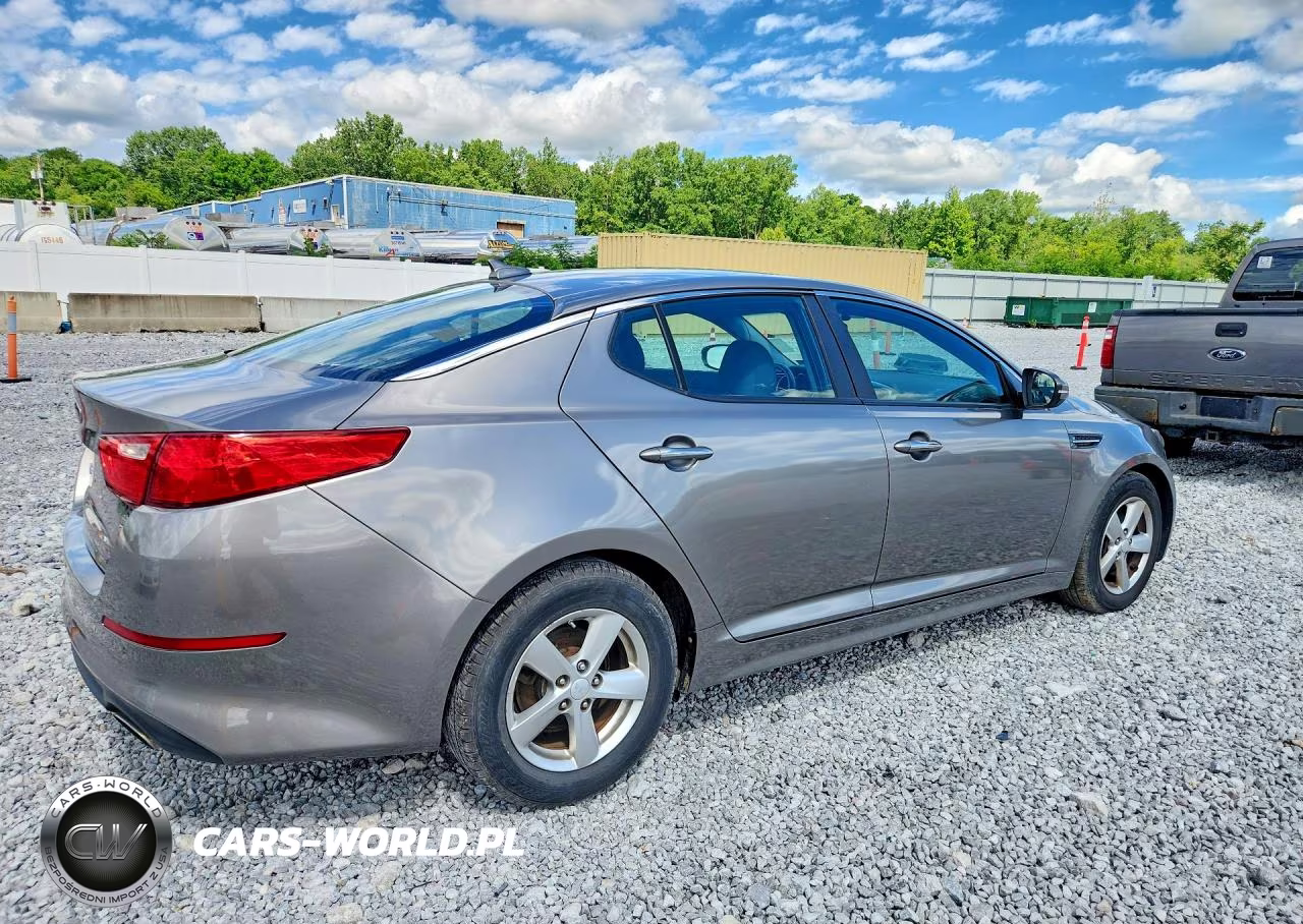 2015 Kia Optima Lx VIN:5XXGM4A74FG491492 - 3