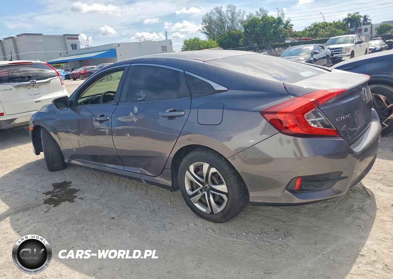2016 Honda Civic Lx VIN:19XFC2F58GE022491 - 2