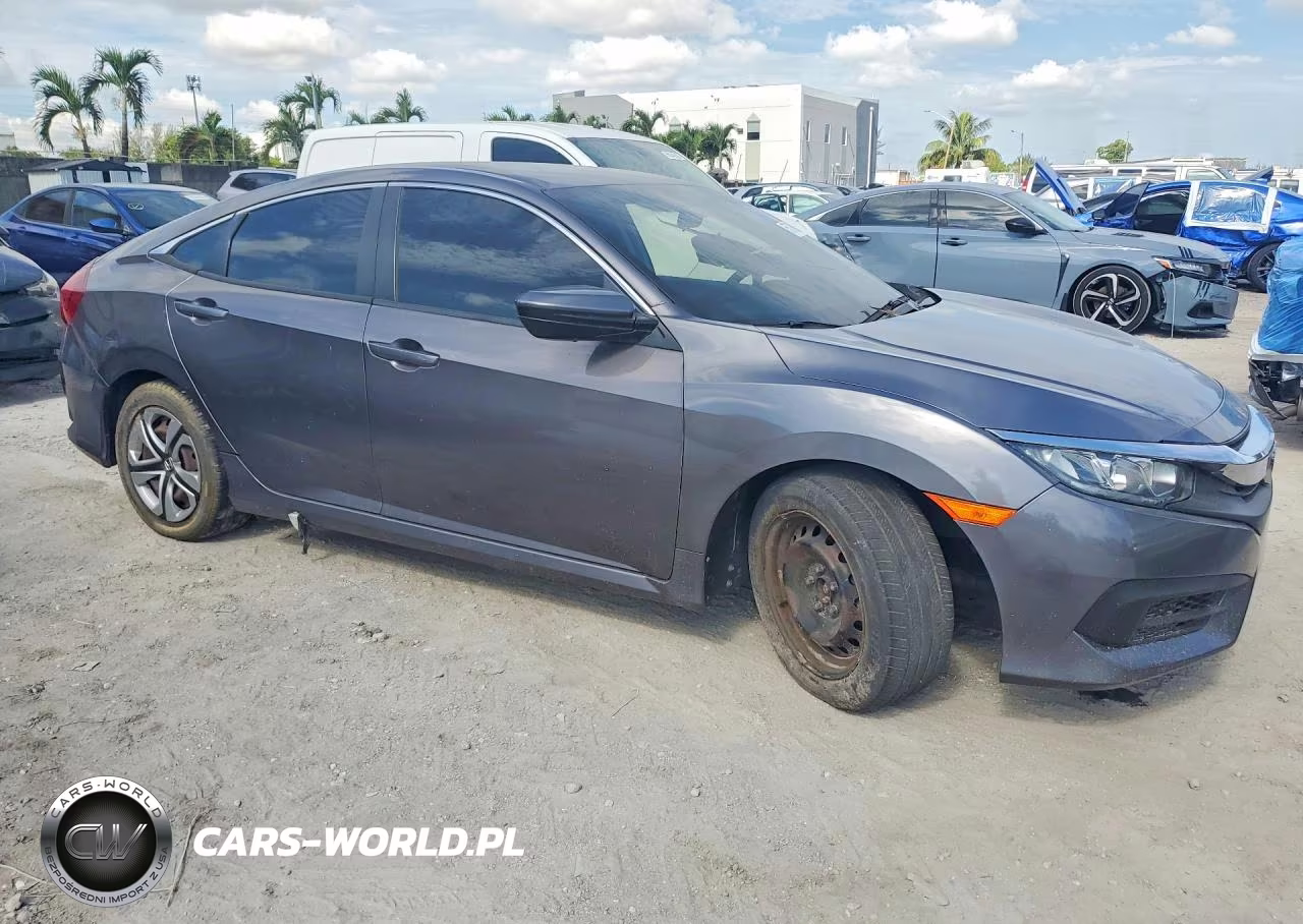 2016 Honda Civic Lx VIN:19XFC2F58GE022491 - 4
