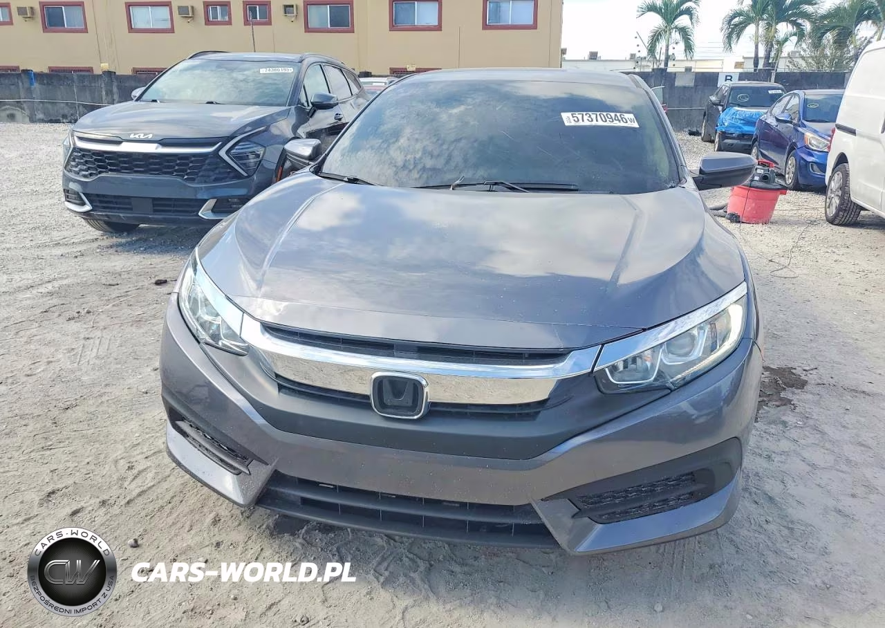 2016 Honda Civic Lx VIN:19XFC2F58GE022491 - 5