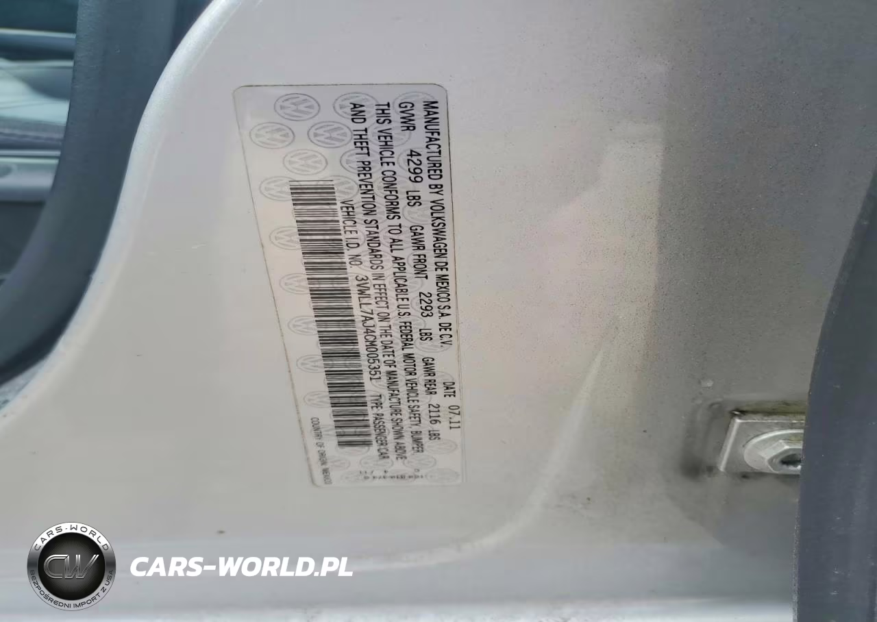 2012 Volkswagen Jetta Tdi VIN:3VWLL7AJ4CM005351 - 12