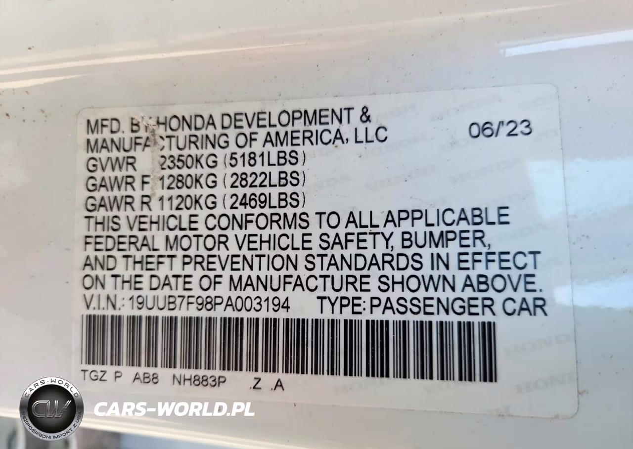 2023 Acura Tlx Type S VIN:19UUB7F98PA003194 - 13
