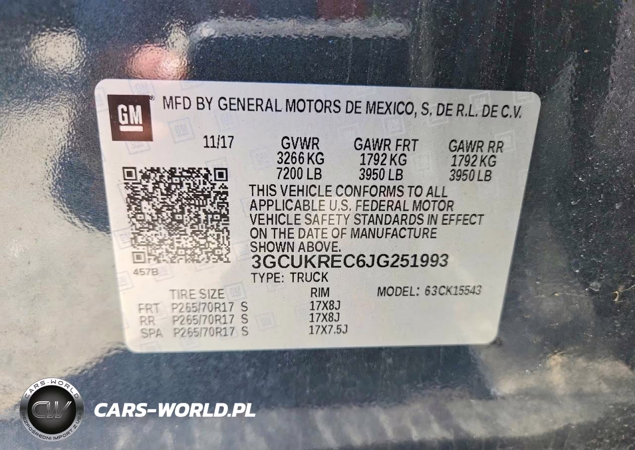 2018 Chevrolet Silverado K1500 Lt VIN:3GCUKREC6JG251993 - 12