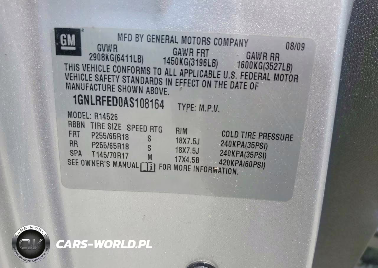 2010 Chevrolet Traverse Lt VIN:1GNLRFED0AS108164 - 13