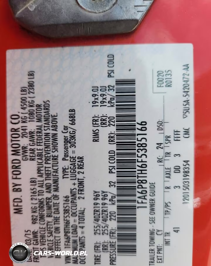 2015 Ford Mustang VIN:1FA6P8TH6F5385166 - 13