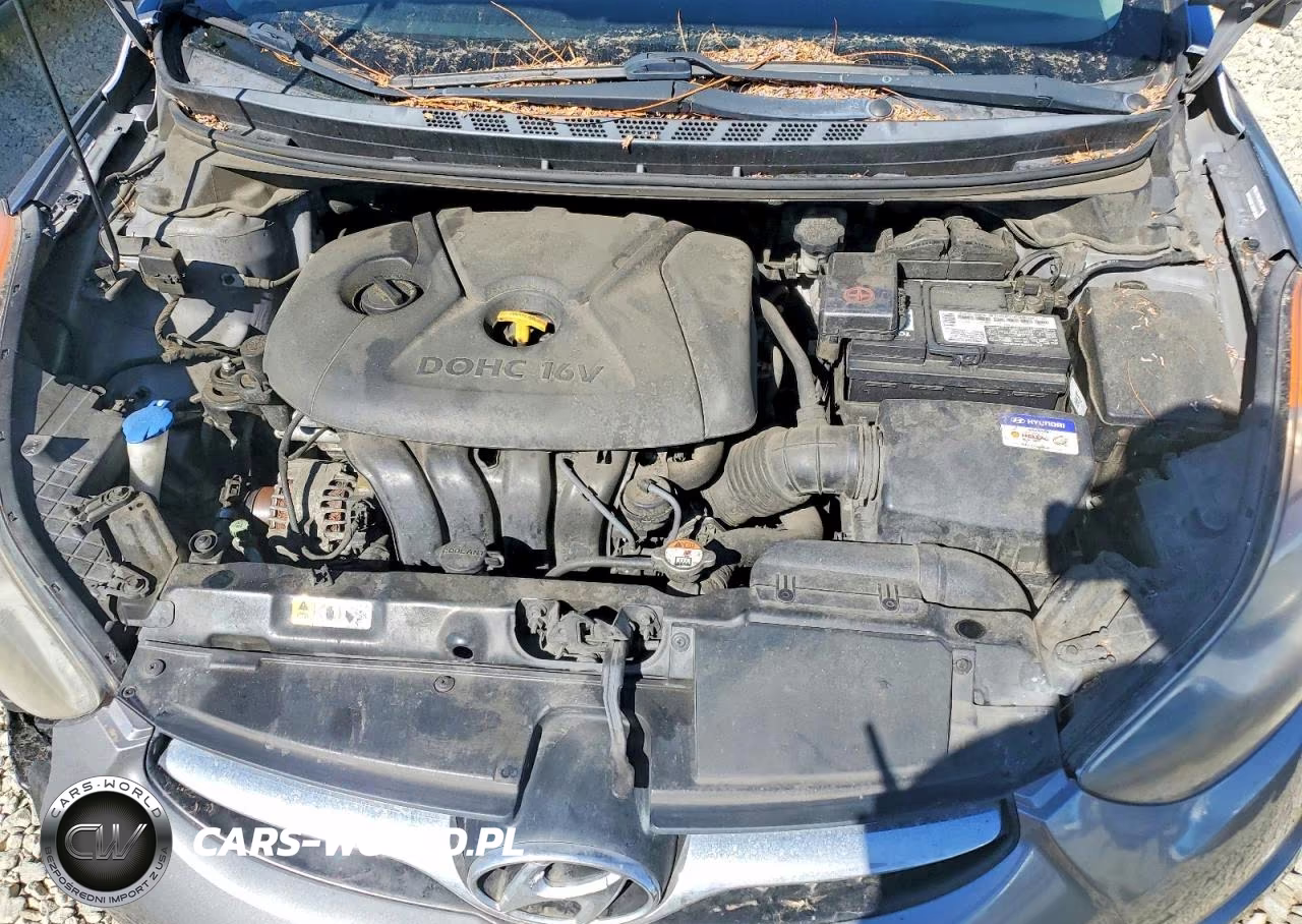 2012 Hyundai Elantra Gls VIN:KMHDH4AE1CU363427 - 11