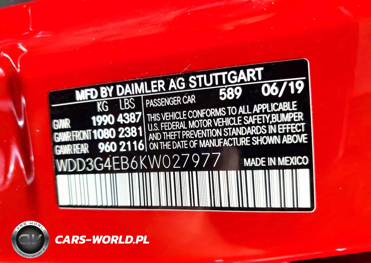 2019 Mercedes-Benz A 220 VIN:WDD3G4EB6KW027977 - 12