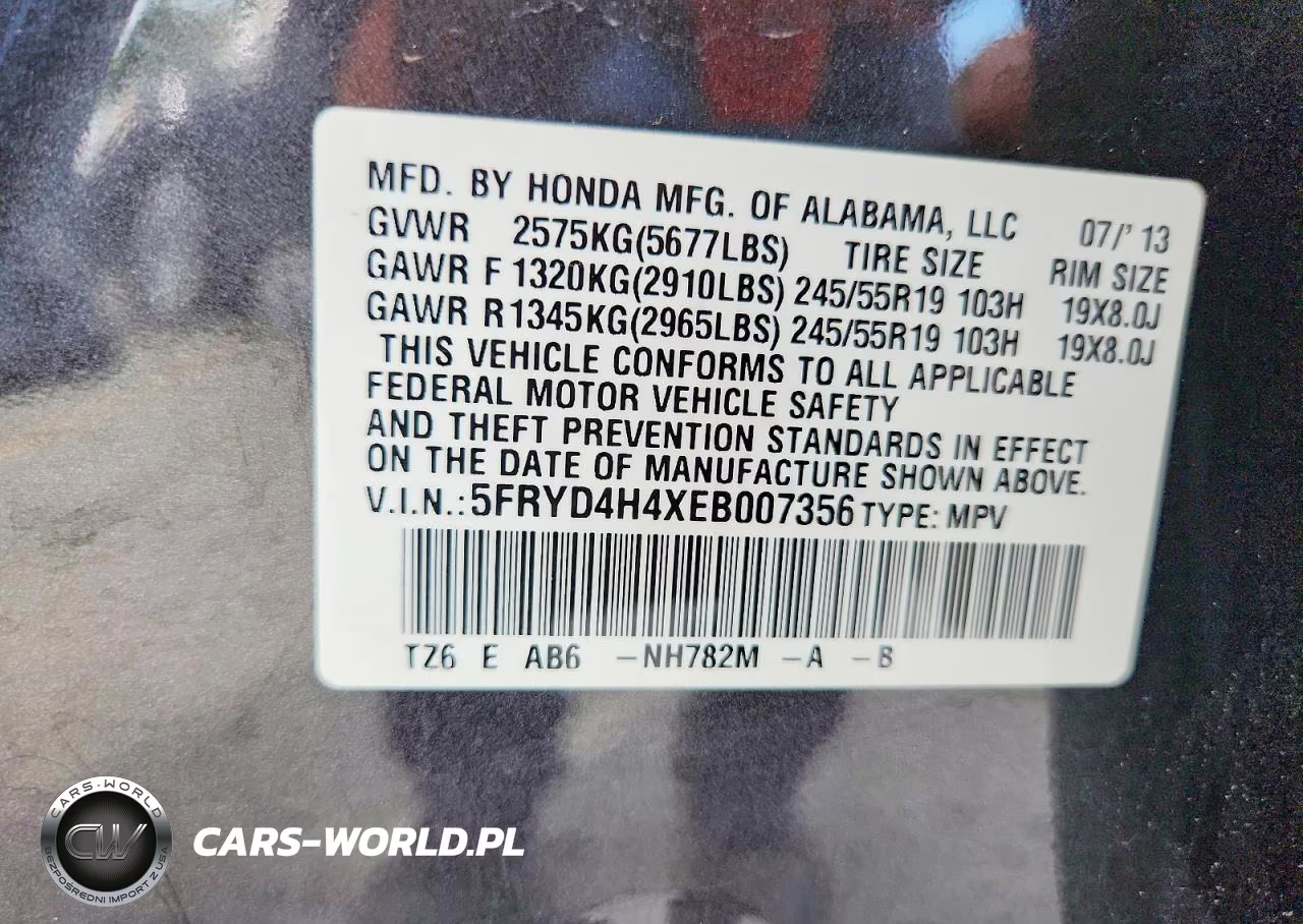 2014 Acura Mdx Technology VIN:5FRYD4H4XEB007356 - 14