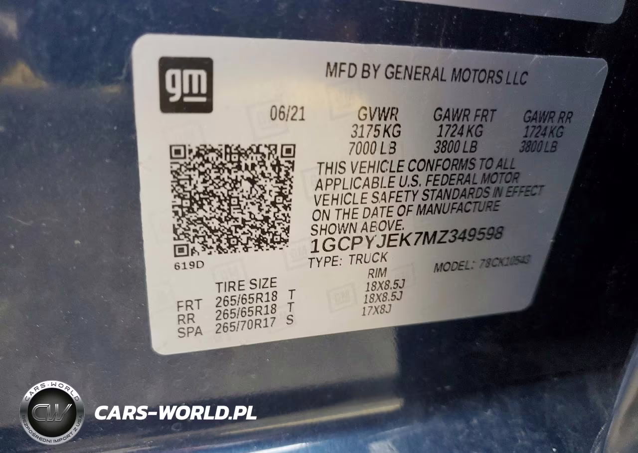 2021 Chevrolet Silverado K1500 Lt VIN:1GCPYJEK7MZ349598 - 12