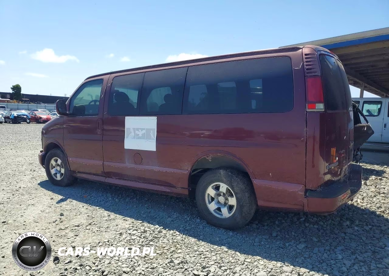 2002 Chevrolet Express VIN:1GNFG65R011213095 - 2