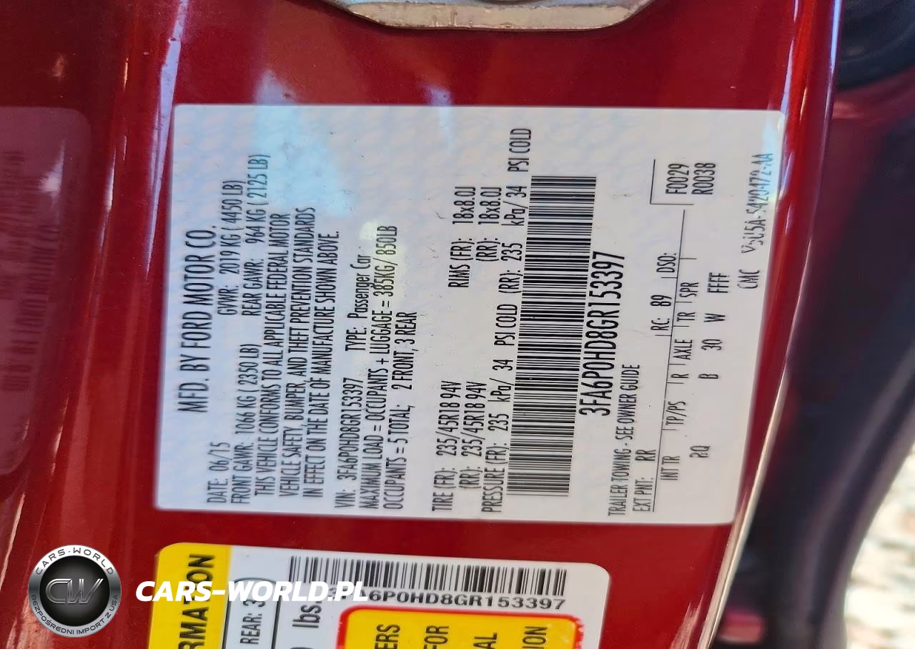 2016 Ford Fusion Se VIN:3FA6P0HD8GR153397 - 12