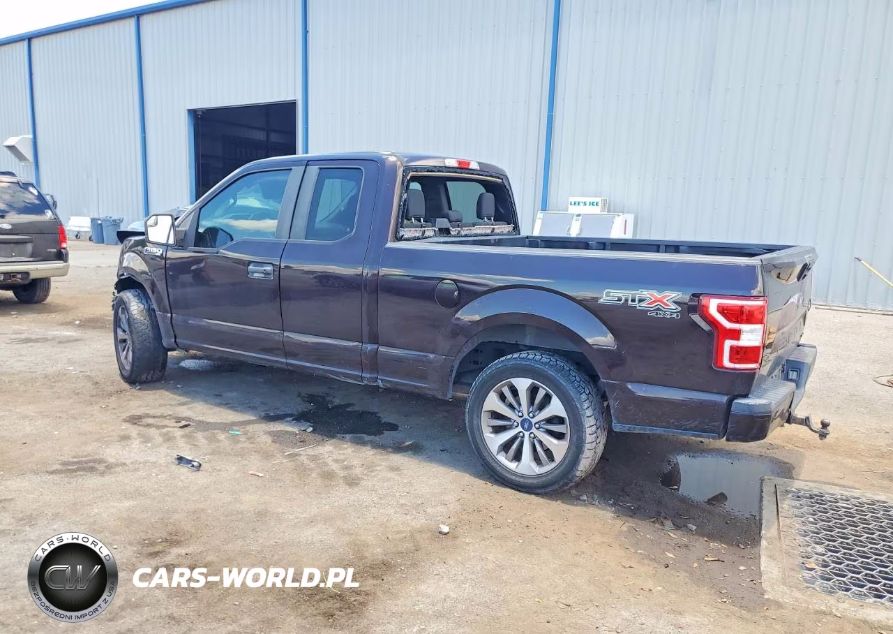 2018 Ford F150 Super Cab VIN:1FTEX1EP2JFB99287 - 2