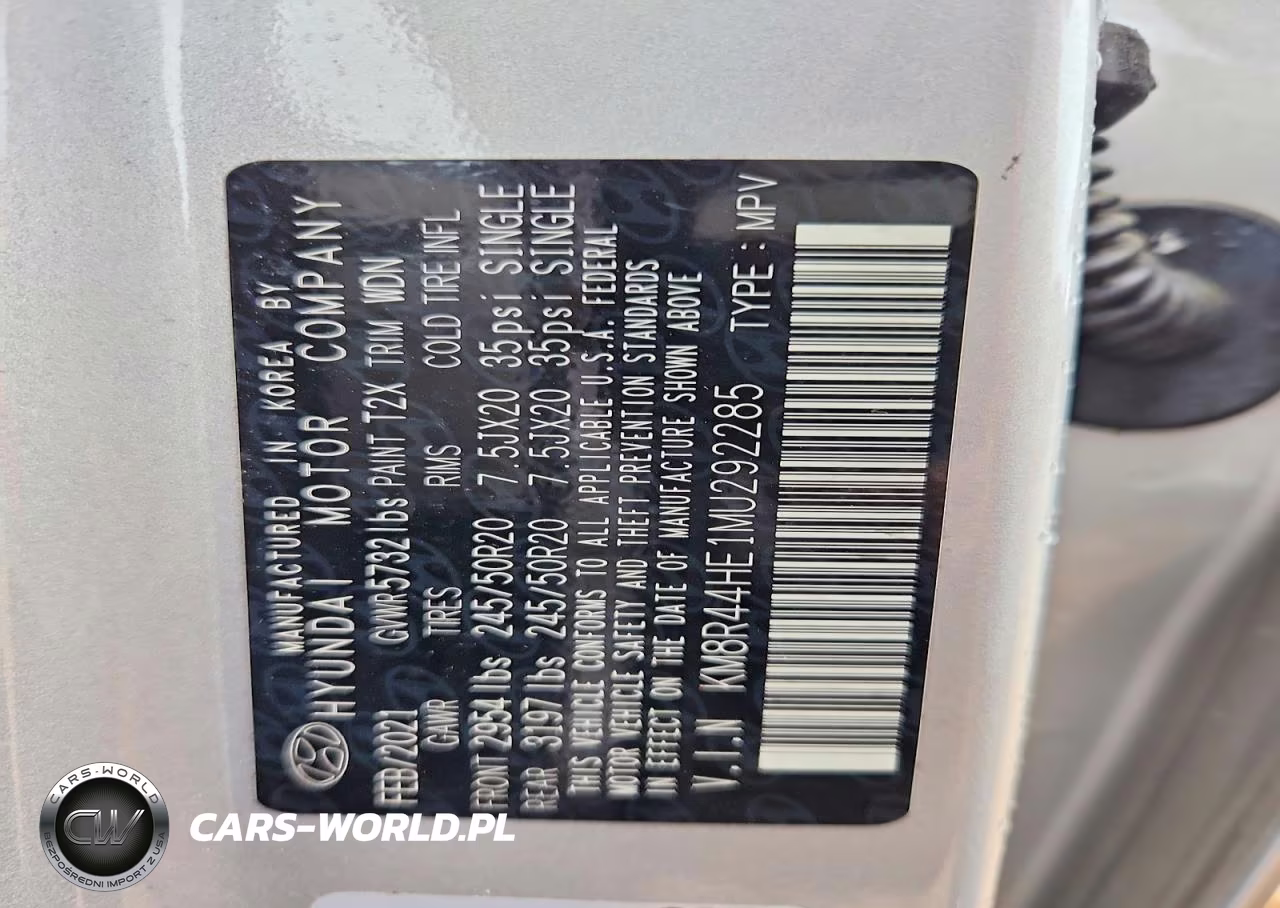 2021 Hyundai Palisade Sel VIN:KM8R44HE1MU292285 - 14