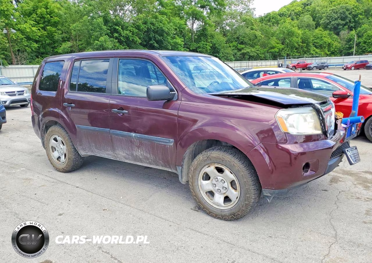 2011 Honda Pilot Lx VIN:5FNYF4H25BB064120 - 4