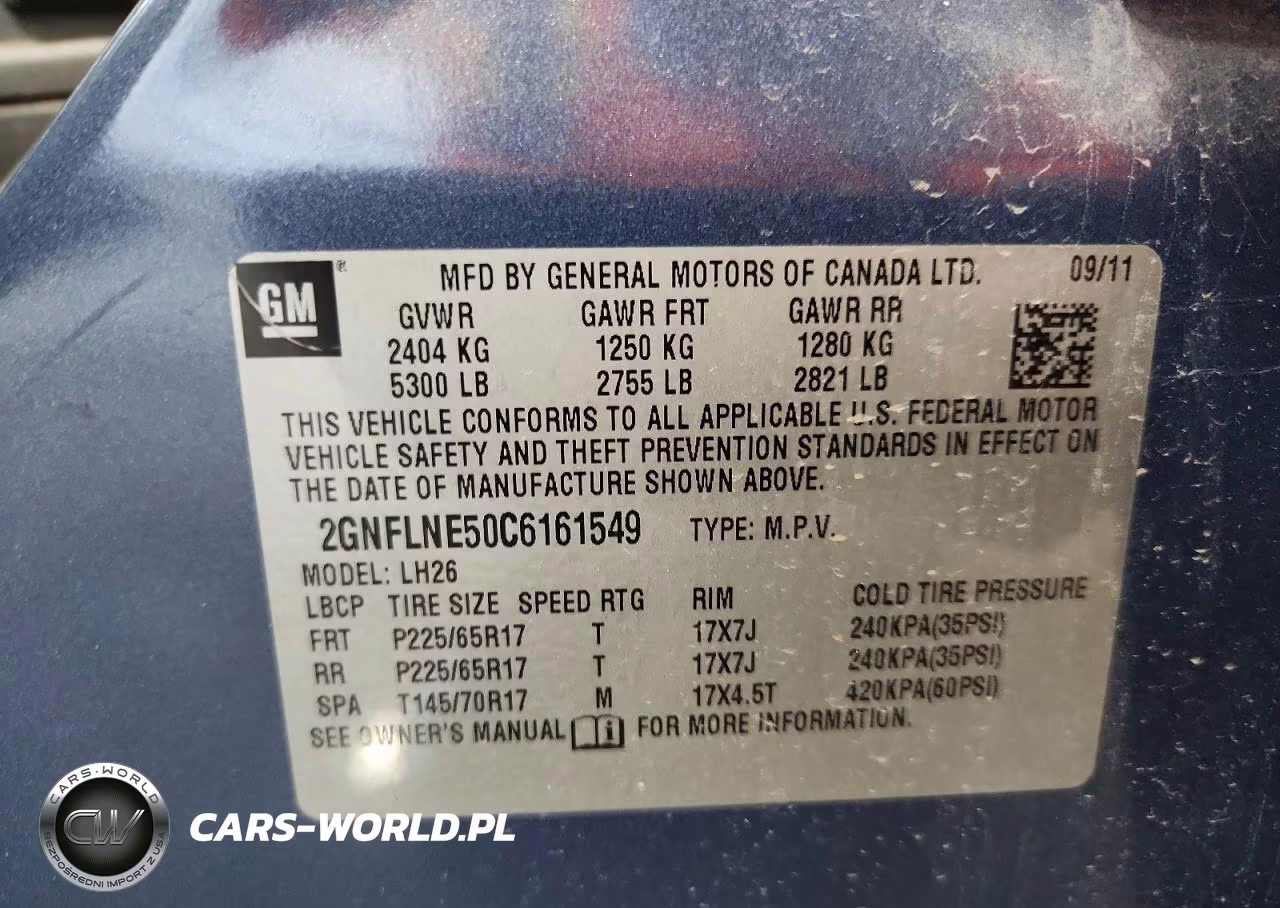 2012 Chevrolet Equinox Lt VIN:2GNFLNE50C6161549 - 12