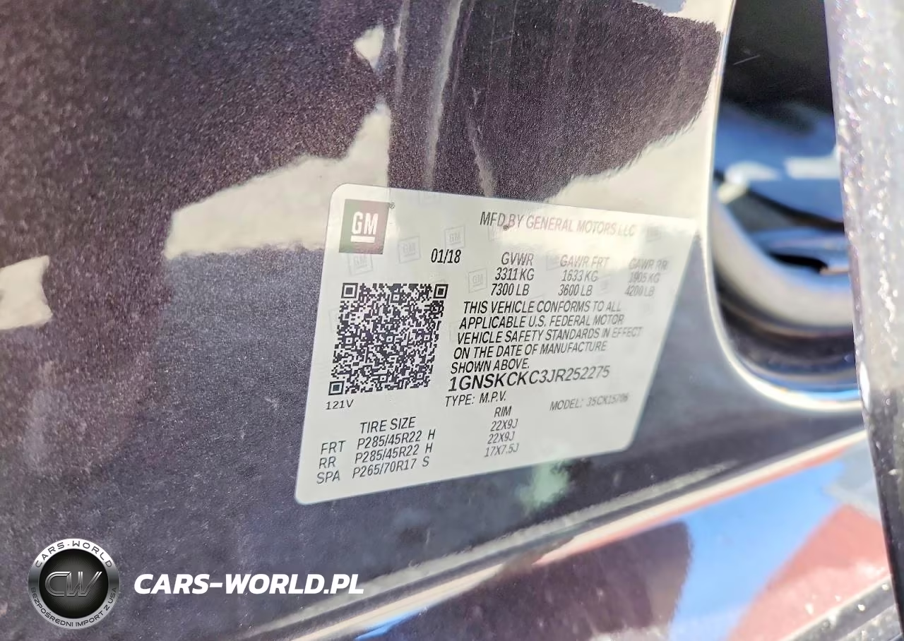 2018 Chevrolet Tahoe K1500 Premier VIN:1GNSKCKC3JR252275 - 13