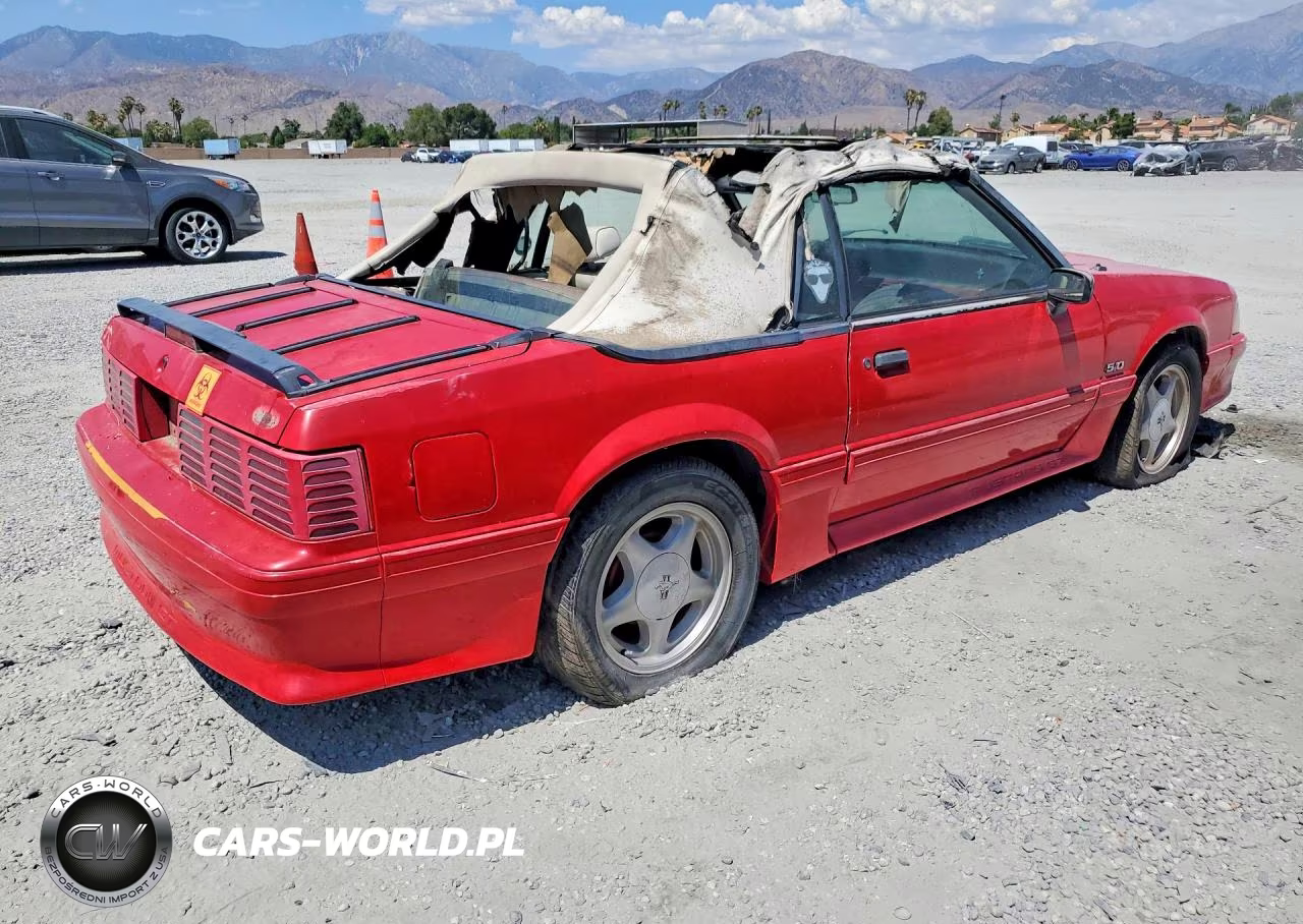 1991 Ford Mustang Gt VIN:1FACP45E5MF131616 - 3