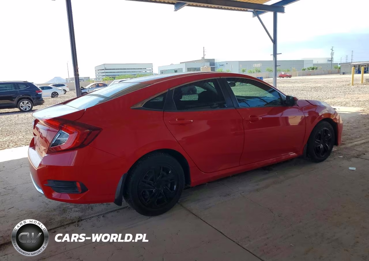 2019 Honda Civic Lx VIN:2HGFC2F65KH563084 - 3