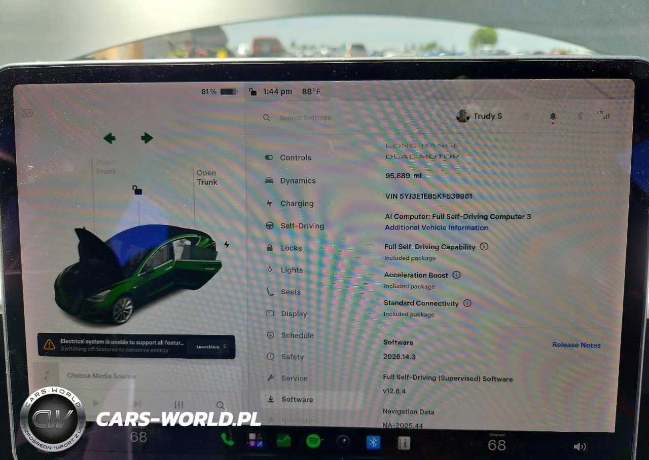 2019 Tesla Model 3 VIN:5YJ3E1EB5KF539961 - 9