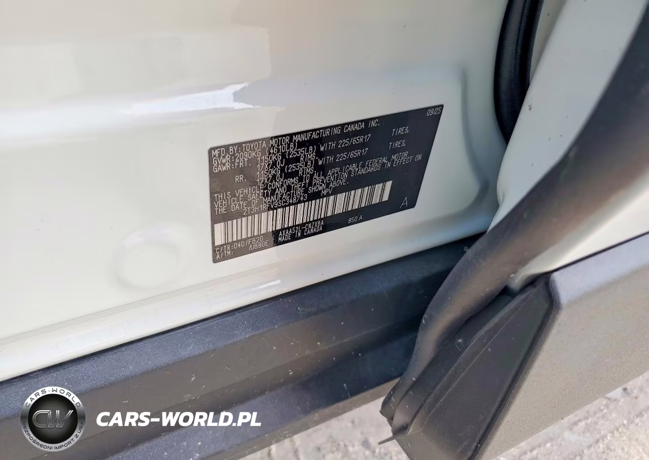 2025 Toyota Rav4 Le VIN:2T3H1RFV9SC348743 - 13