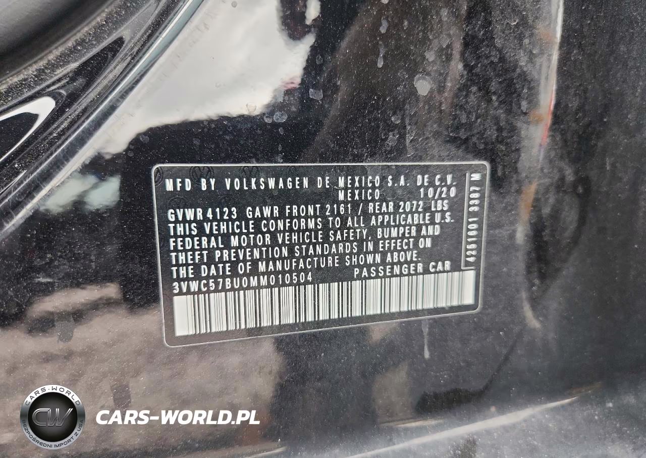 2021 Volkswagen Jetta S VIN:3VWC57BU0MM010504 - 12