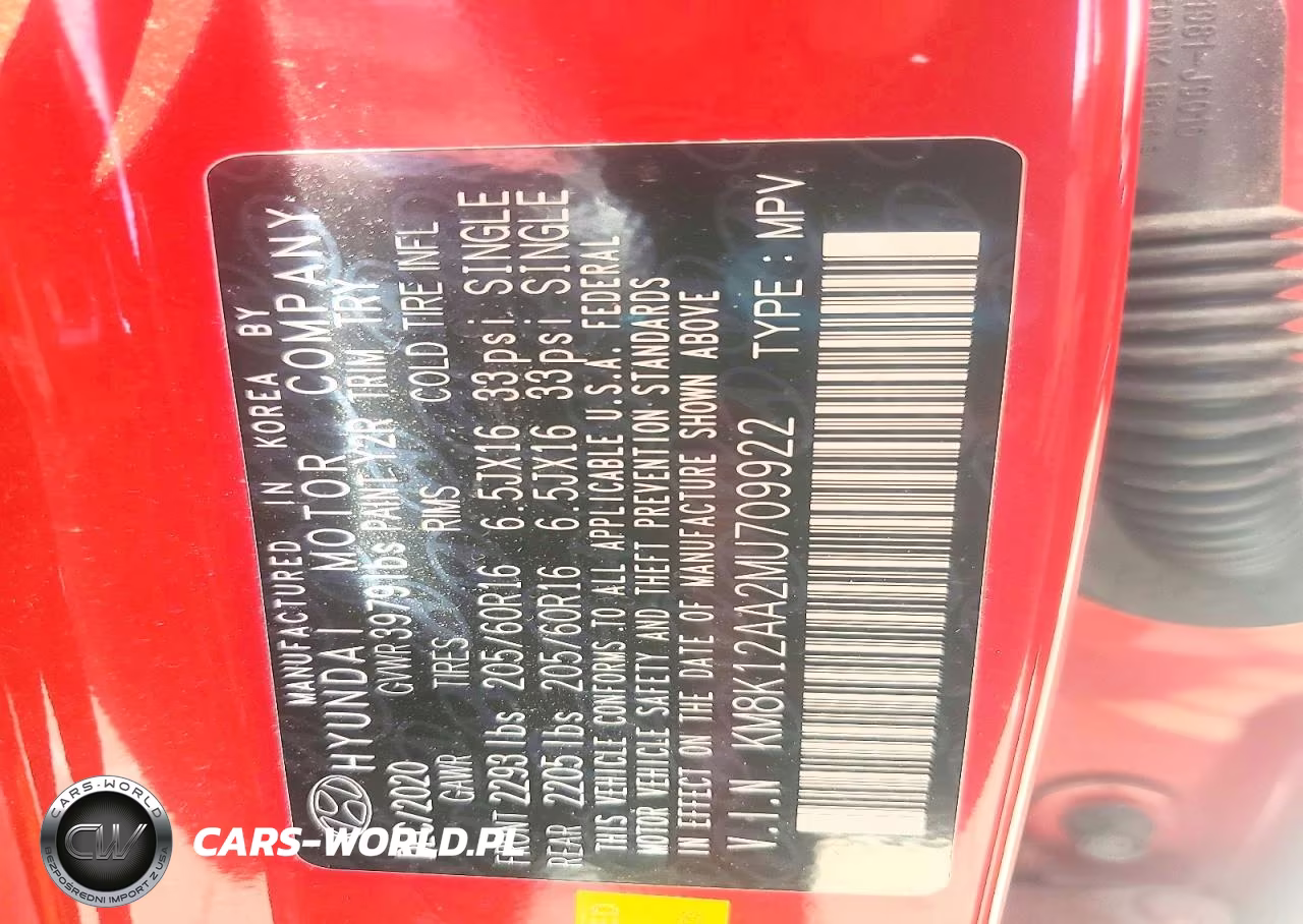 2021 Hyundai Kona Se VIN:KM8K12AA2MU709922 - 13