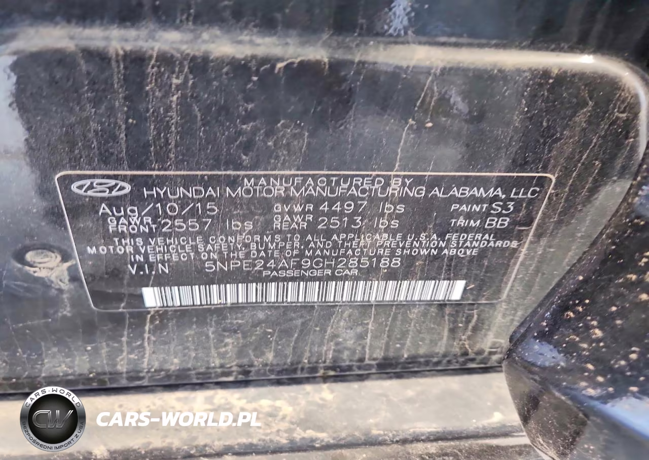 2016 Hyundai Sonata VIN:5NPE24AF9GH285188 - 12
