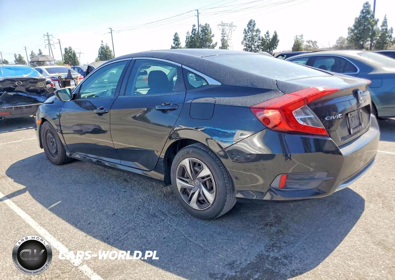 2020 Honda Civic Lx VIN:19XFC2F67LE215492 - 2