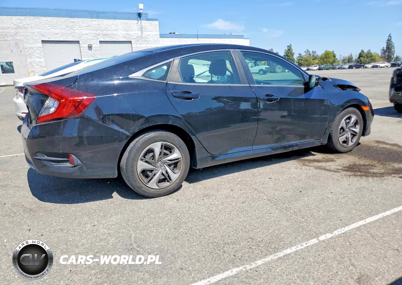 2020 Honda Civic Lx VIN:19XFC2F67LE215492 - 3