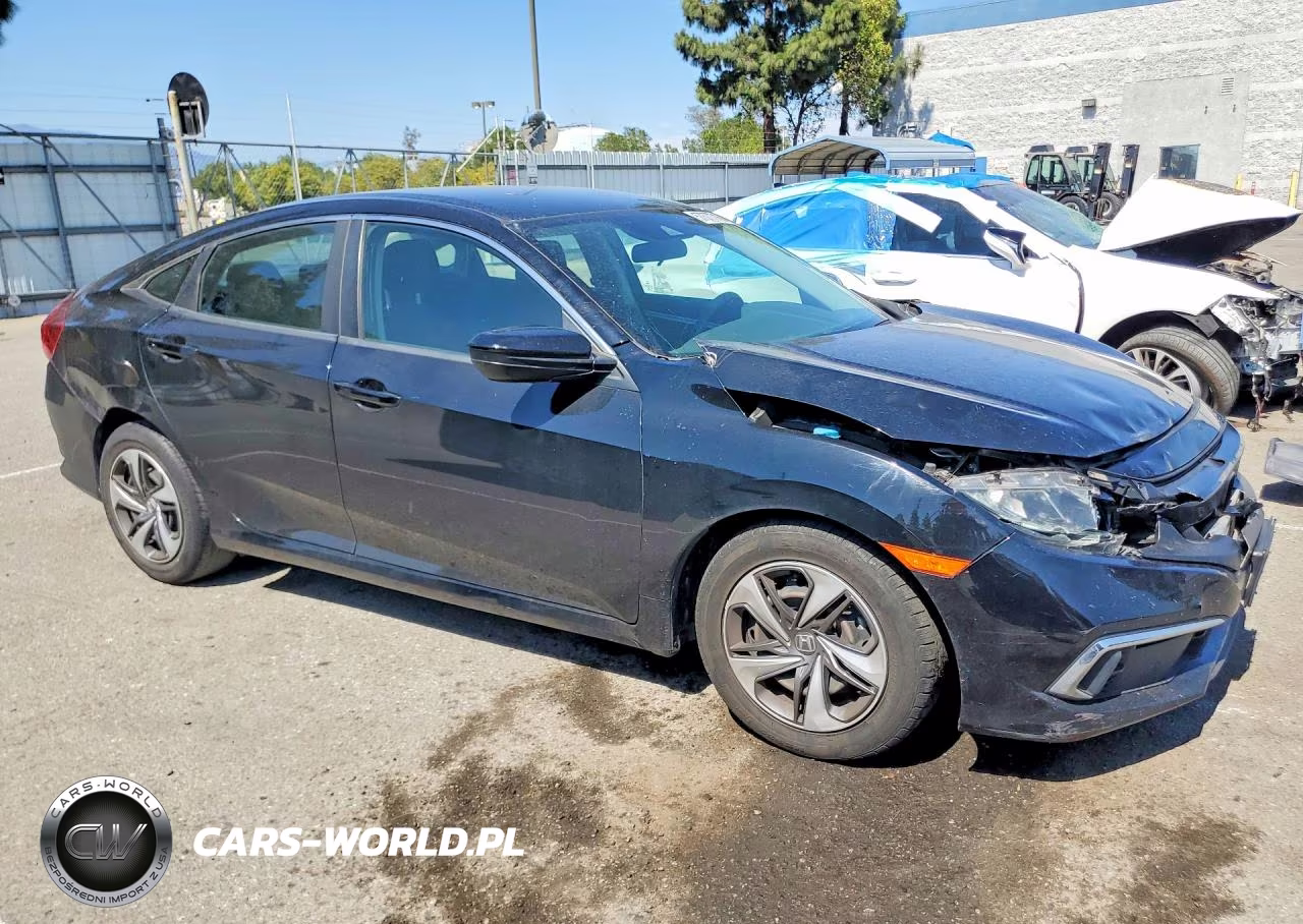 2020 Honda Civic Lx VIN:19XFC2F67LE215492 - 4