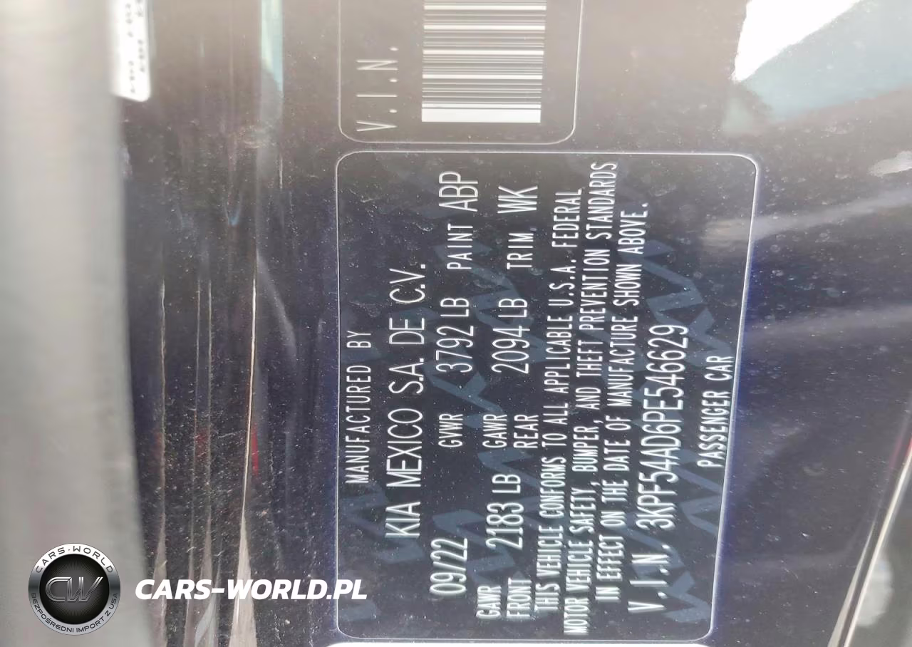 2023 Kia Forte Gt Line VIN:3KPF54AD6PE546629 - 12