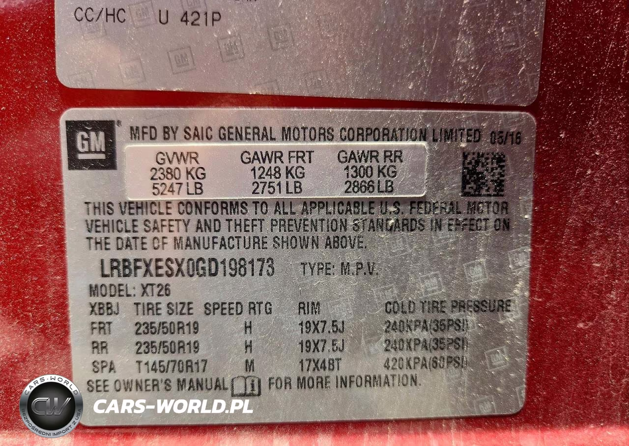 2016 Buick Envision Premium VIN:LRBFXESX0GD198173 - 14