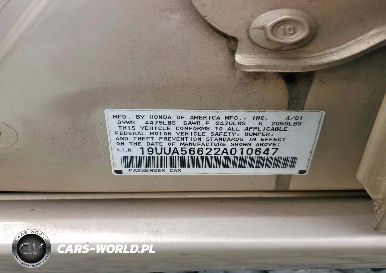 2002 Acura 3.2Tl VIN:19UUA56622A010647 - 12