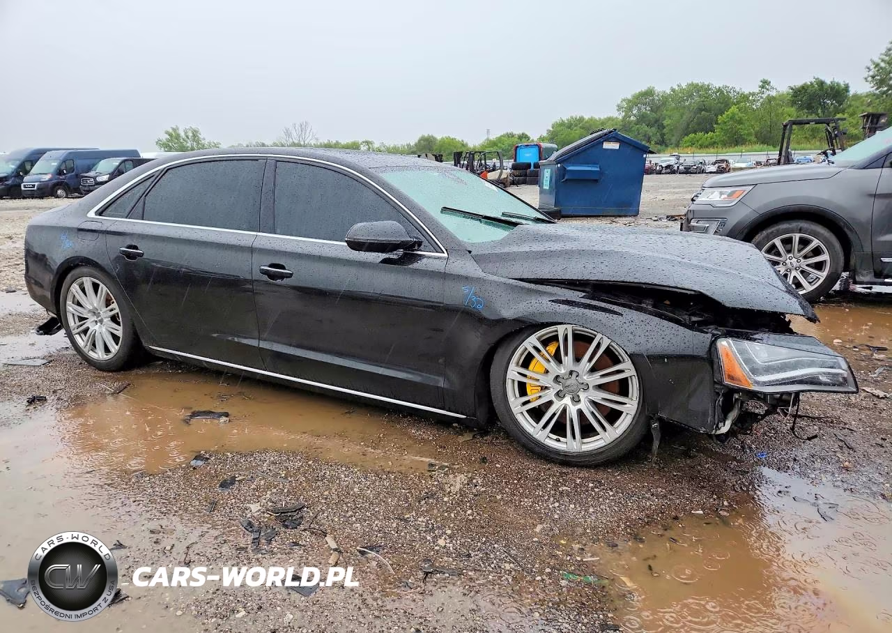 2014 Audi A8 L Quattro VIN:WAUR2AFD6EN009374 - 4