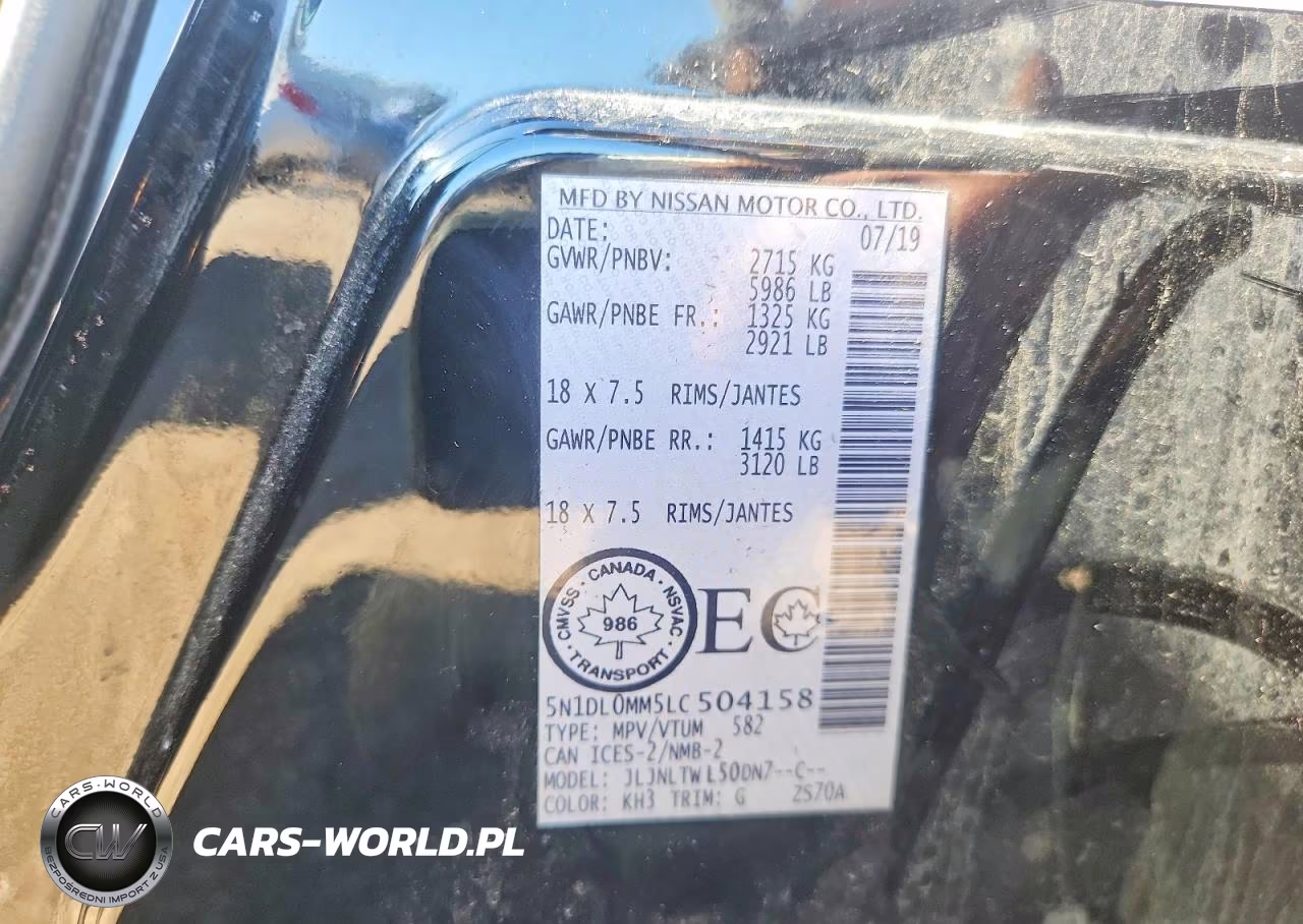 2020 Infiniti Qx60 Luxe VIN:5N1DL0MM5LC504158 - 12