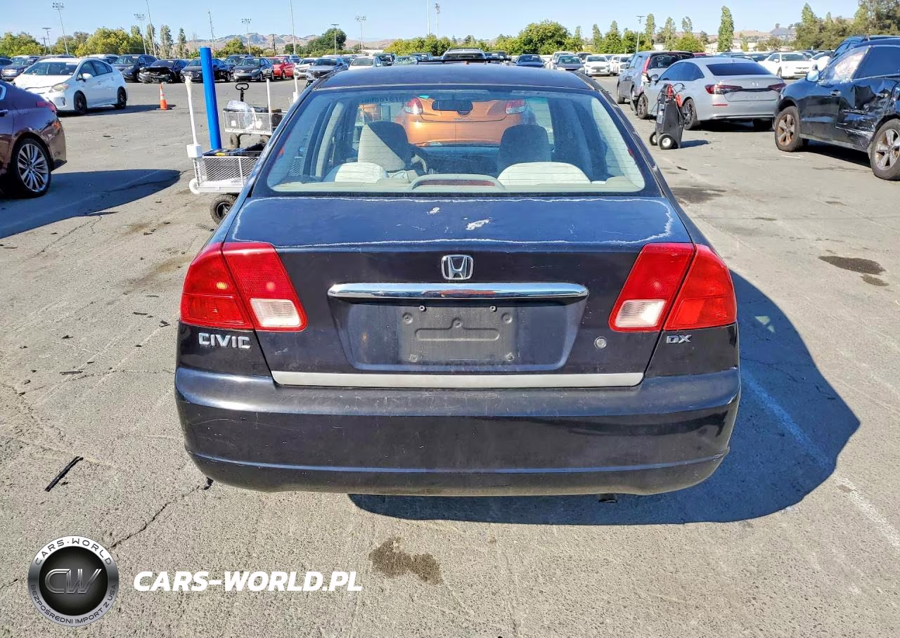 2001 Honda Civic Dx VIN:2HGES16241H562531 - 6