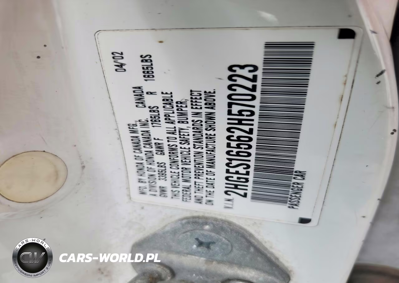 2002 Honda Civic Lx VIN:2HGES16562H570223 - 12